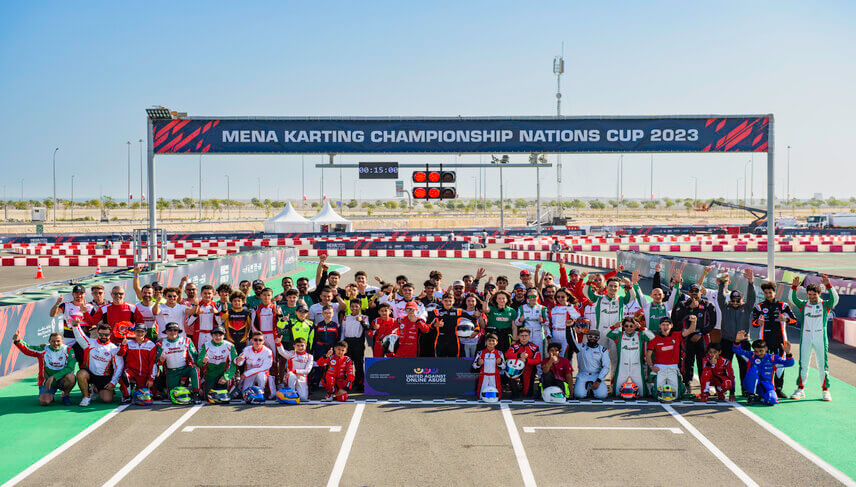 Regional talent on the Track: Qatar Kicks off MENA Karting Championship Nations Cup