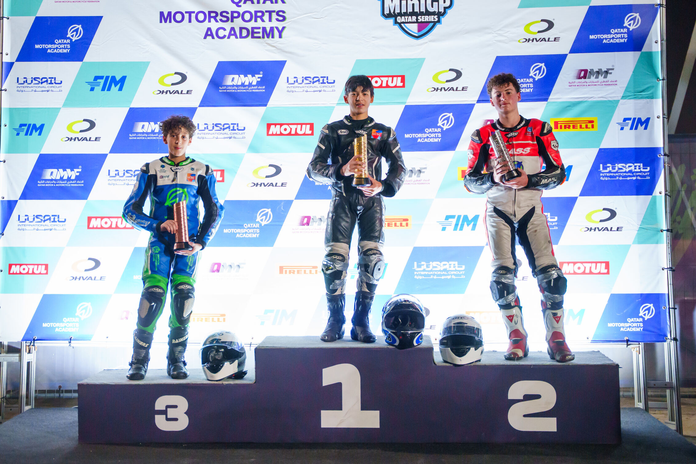 FIM MiniGP Qatar Championship: Franklin Extends Lead in Round 3 with Double Victory